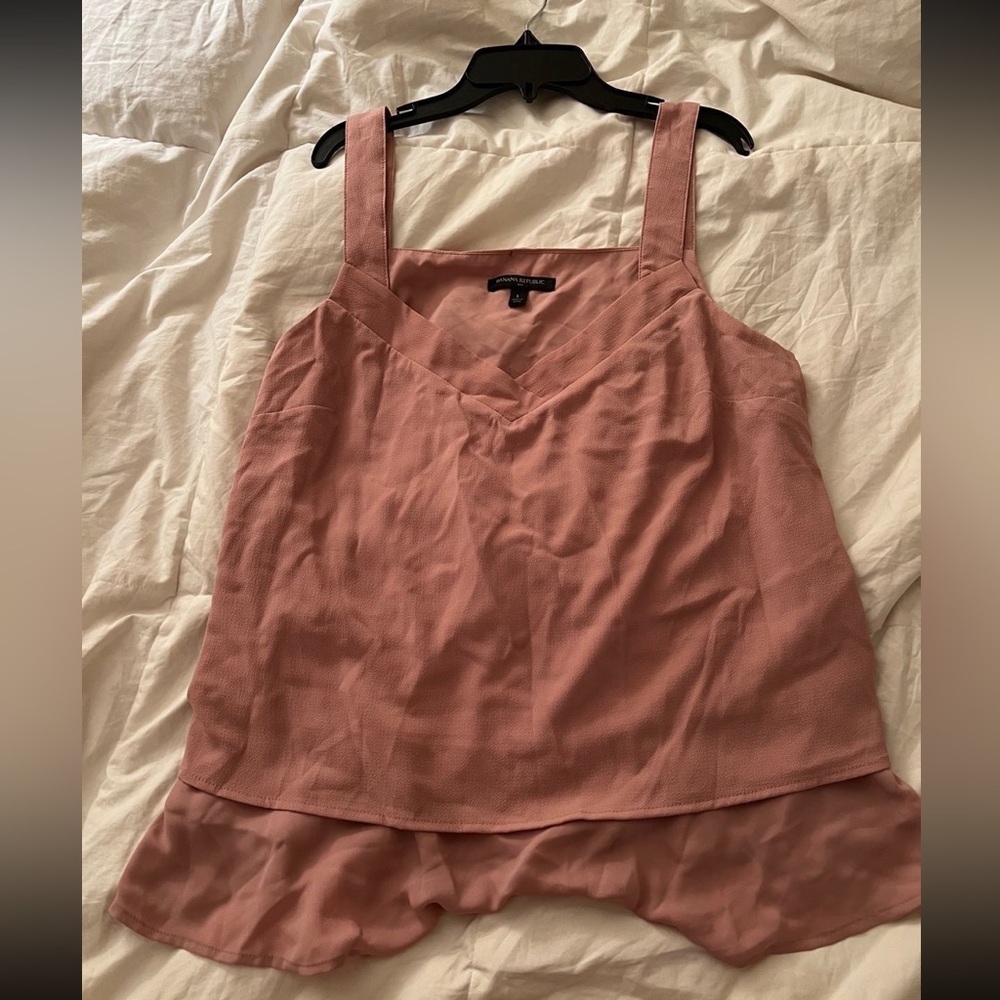 Banana Republic Women's Pink Sleeveless Top